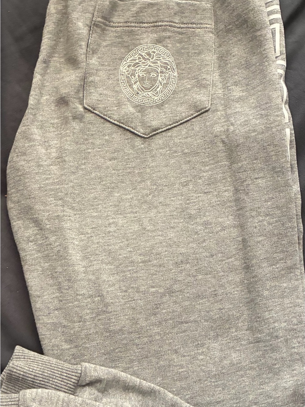 Versace Grey Medusa Pocket Sweatpants